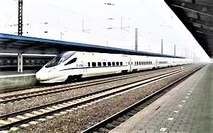 Speed train in China